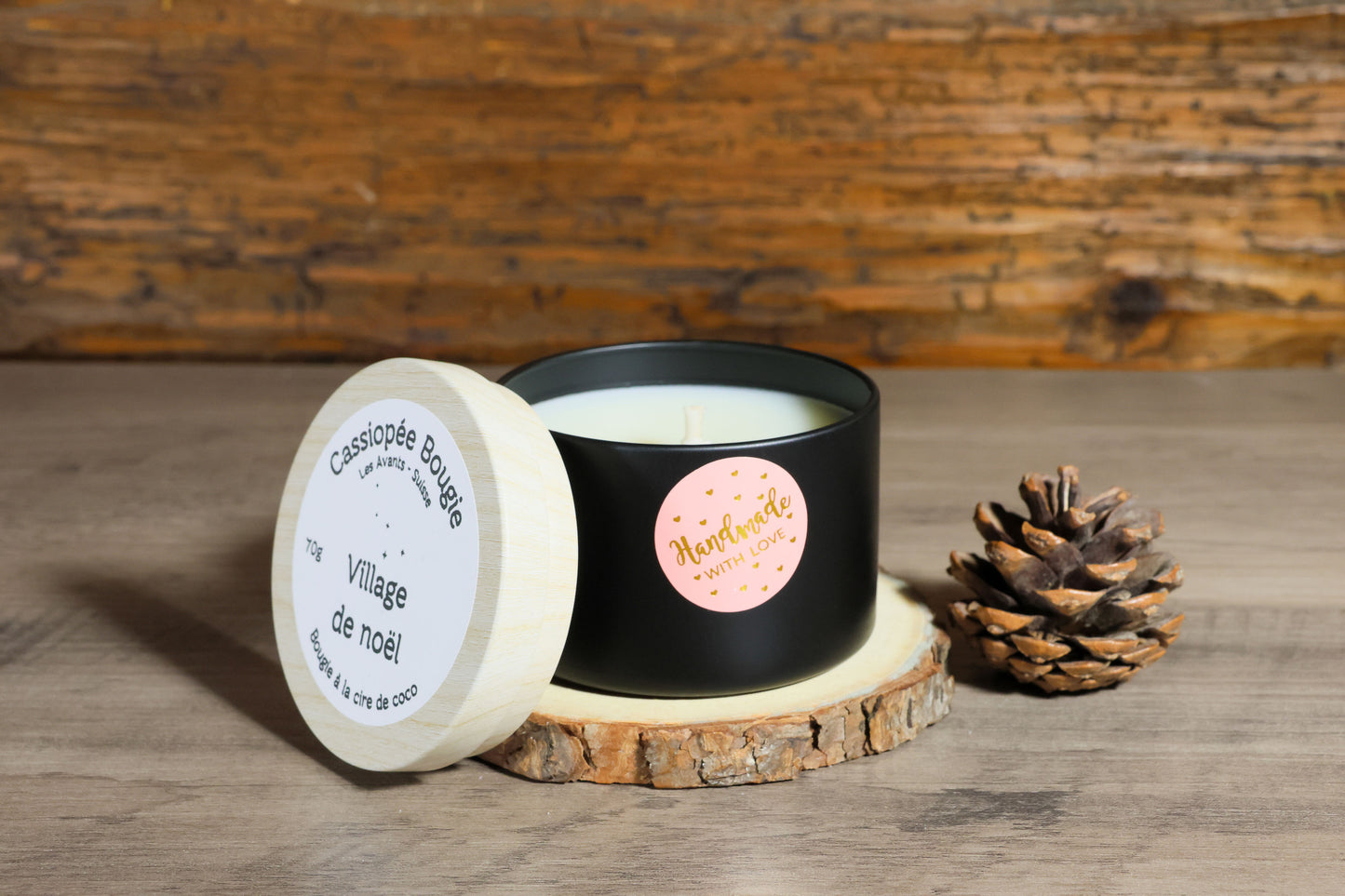 Bougie en pot 70g Collection hiver