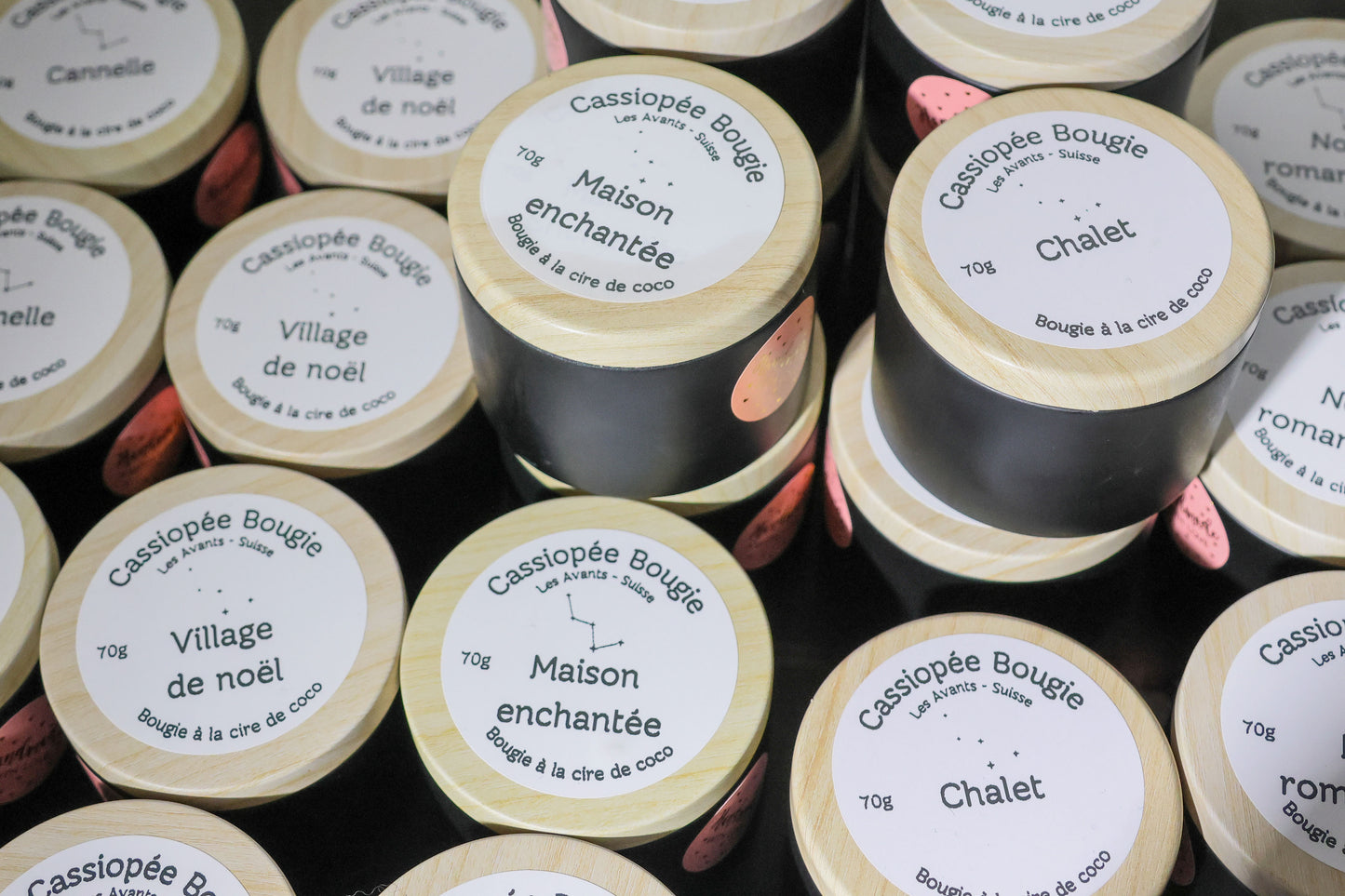 Bougie en pot 70g Collection hiver