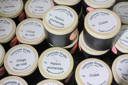 Bougie en pot 70g Collection hiver