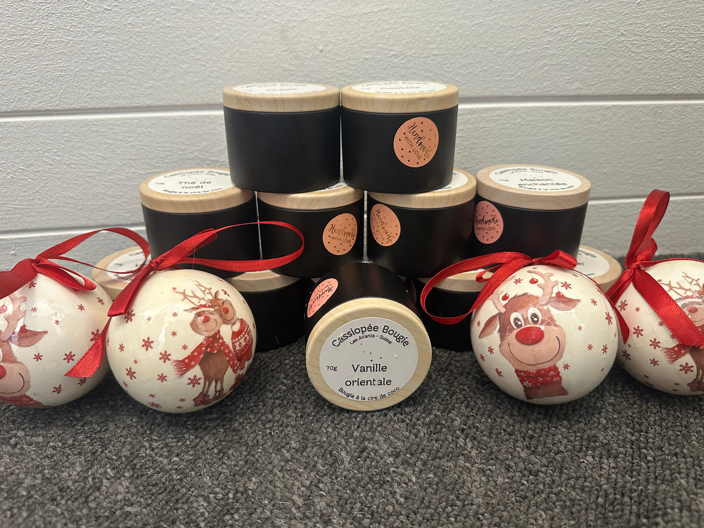 Bougie en pot 70g Collection hiver