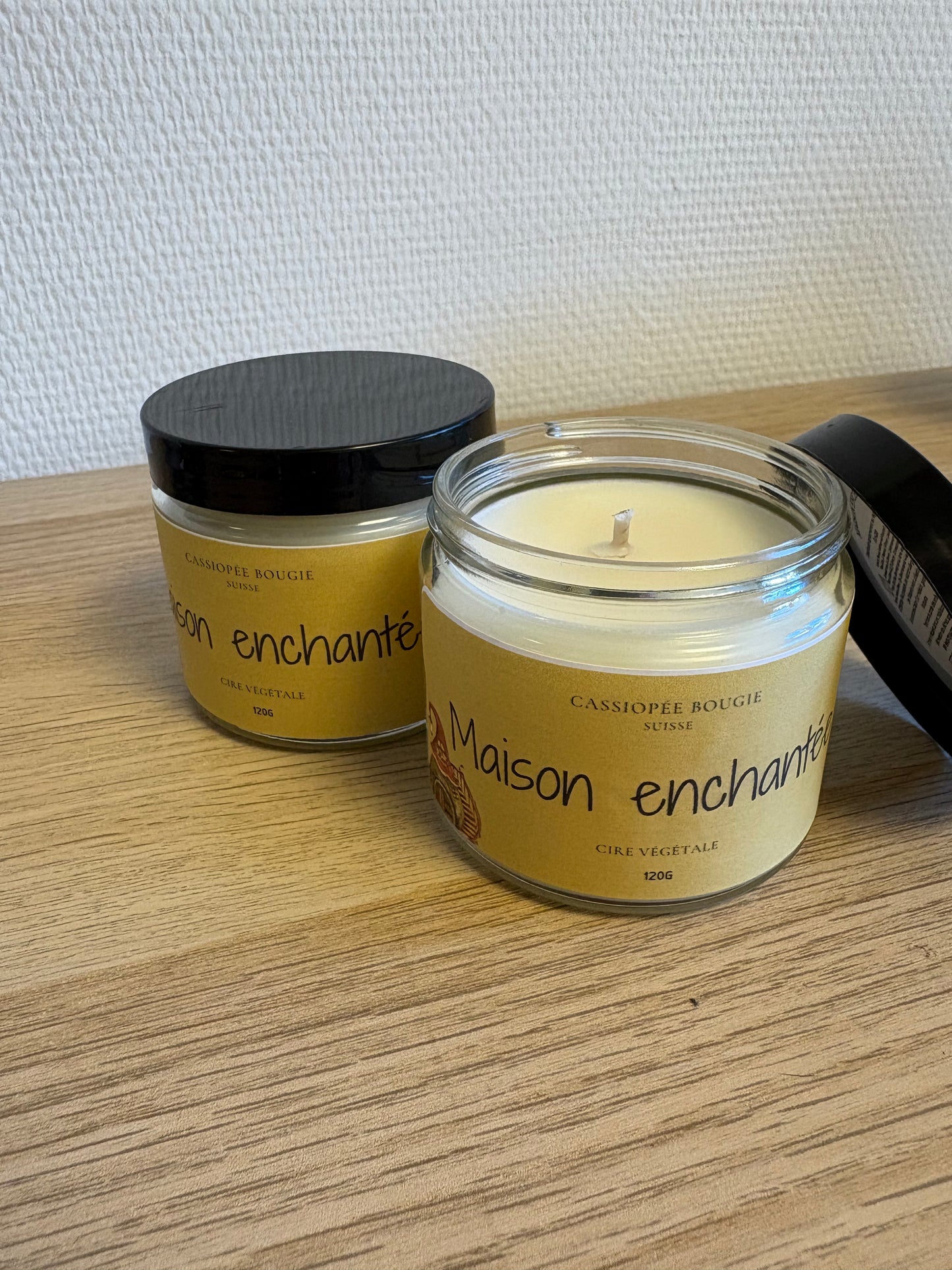 Bougie en pot 120g